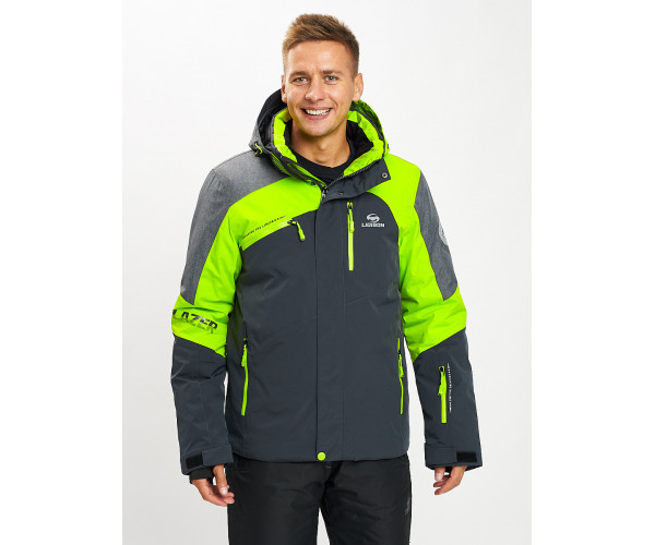 Горнолыжный костюм мужской зеленого цвета 077013Z