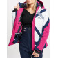 Горнолыжная куртка женская розового цвета 77031R