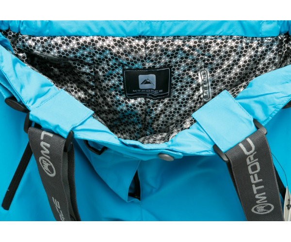 Женский зимний костюм горнолыжный синего цвета 01803S