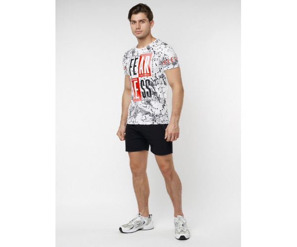 Подростковая футболка белого цвета 220078Bl