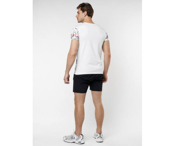 Подростковая футболка белого цвета 220078Bl