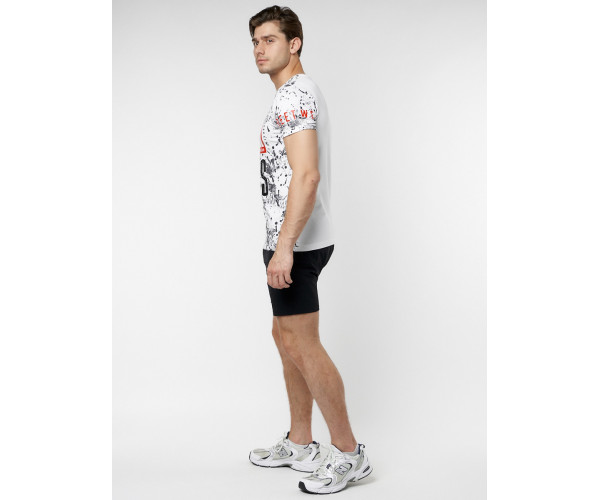 Подростковая футболка белого цвета 220078Bl