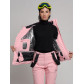 Горнолыжный костюм женский розового цвета 77038R