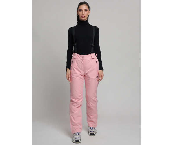 Горнолыжный костюм женский розового цвета 77038R