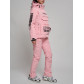 Горнолыжный костюм женский розового цвета 77038R