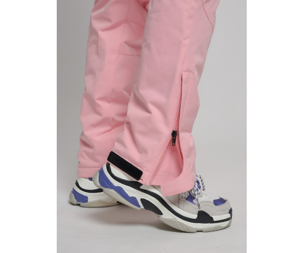 Горнолыжный костюм женский розового цвета 77038R