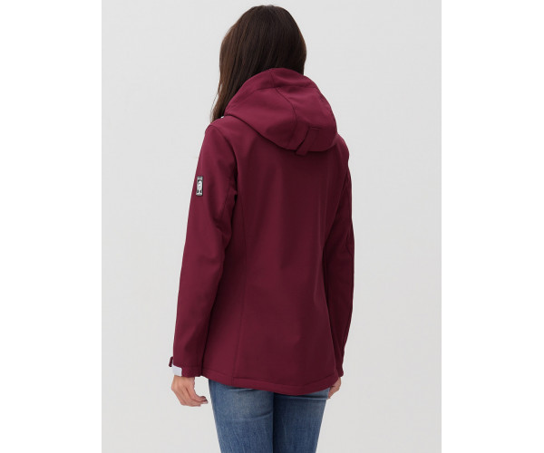 Ветровка  женская бордовый цвета 2031Bo
