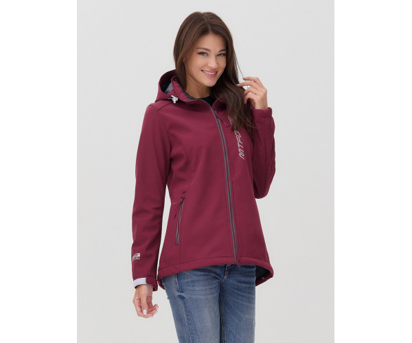 Ветровка  женская бордовый цвета 2031Bo