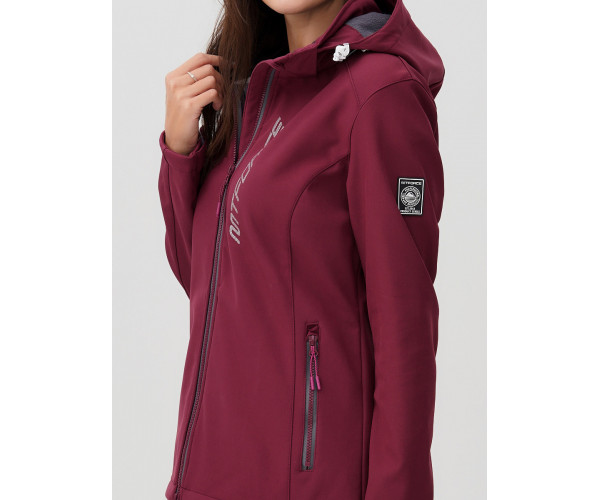 Ветровка  женская бордовый цвета 2031Bo