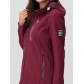 Ветровка  женская бордовый цвета 2031Bo
