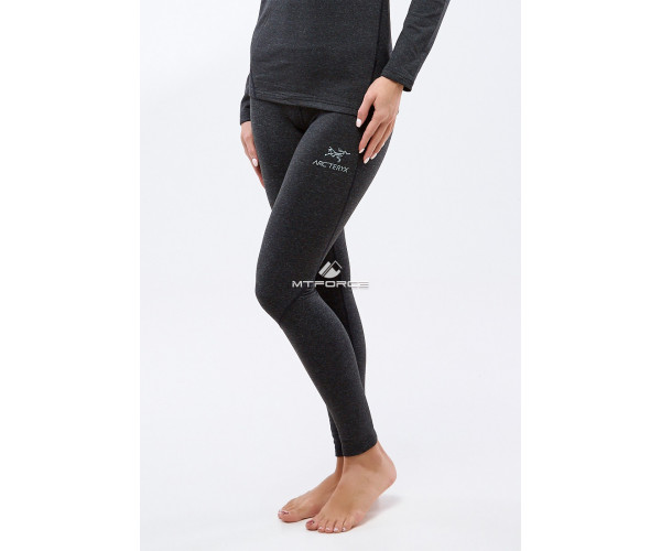 Женский всесезонный термобелье темно-серого цвета 3478TC