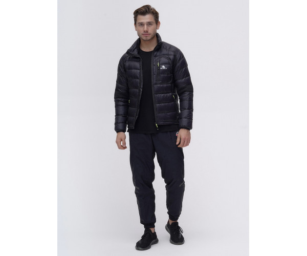 Пуховик еврозима Valianly черного цвета 92102Ch
