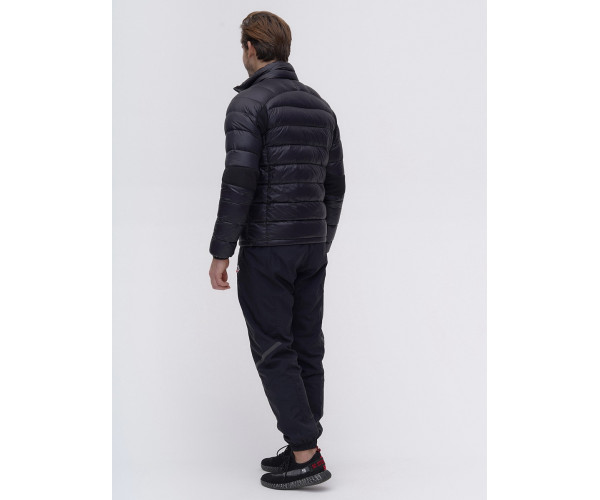 Пуховик еврозима Valianly черного цвета 92102Ch