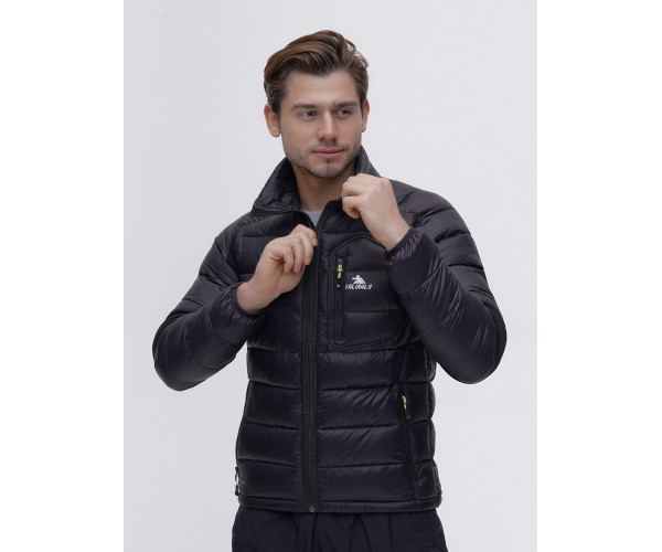 Пуховик еврозима Valianly черного цвета 92102Ch