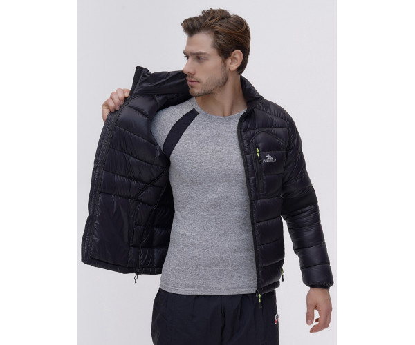 Пуховик еврозима Valianly черного цвета 92102Ch