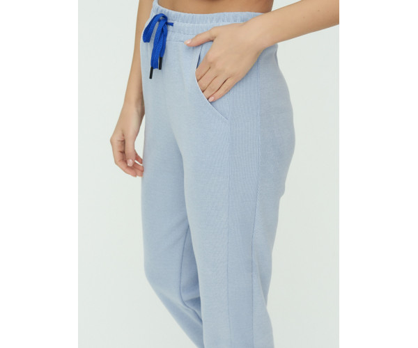 Спортивные брюки женские голубого цвета 1307Gl