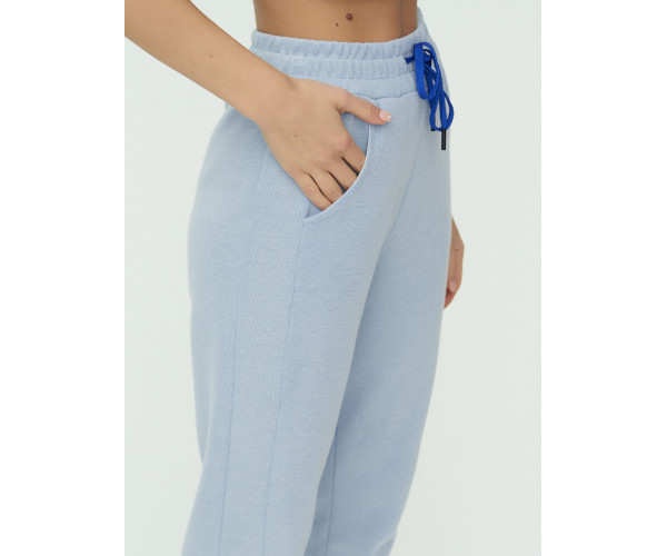 Спортивные брюки женские голубого цвета 1307Gl
