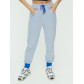 Спортивные брюки женские голубого цвета 1307Gl