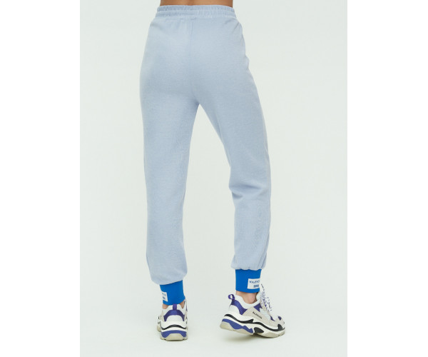Спортивные брюки женские голубого цвета 1307Gl