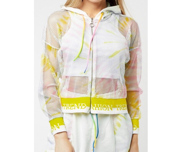 Спортивный костюм белого цвета 22103Bl