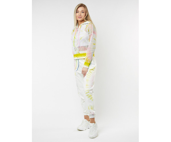 Спортивный костюм белого цвета 22103Bl