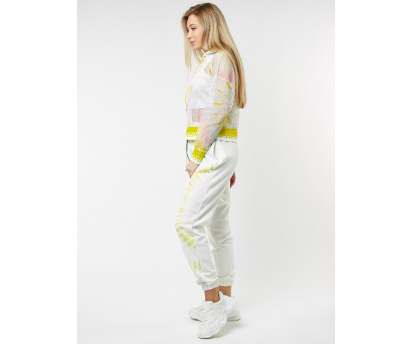 Спортивный костюм белого цвета 22103Bl