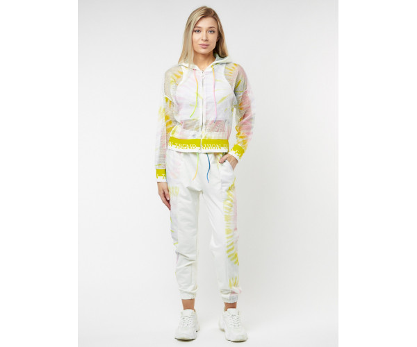 Спортивный костюм белого цвета 22103Bl